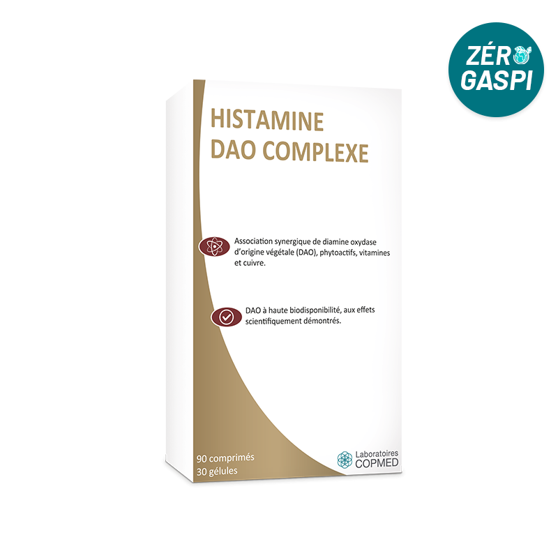 HISTAMINE DAO COMPLEXE favorise l'équilibre de l'histamine COPMED