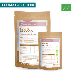 Sucre de coco Bio (format au choix : 250g ou 500g)