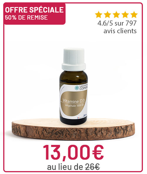 VITAMINE D3 VEGETALE 1000 UI